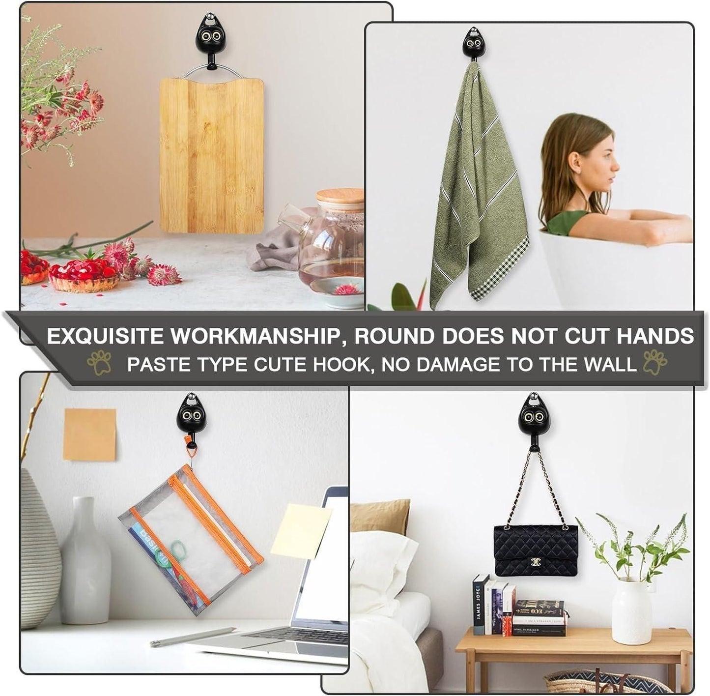 Hook Wall Hangers Key Hook for Wall Cute Hooks for Key ( pack of 2 )