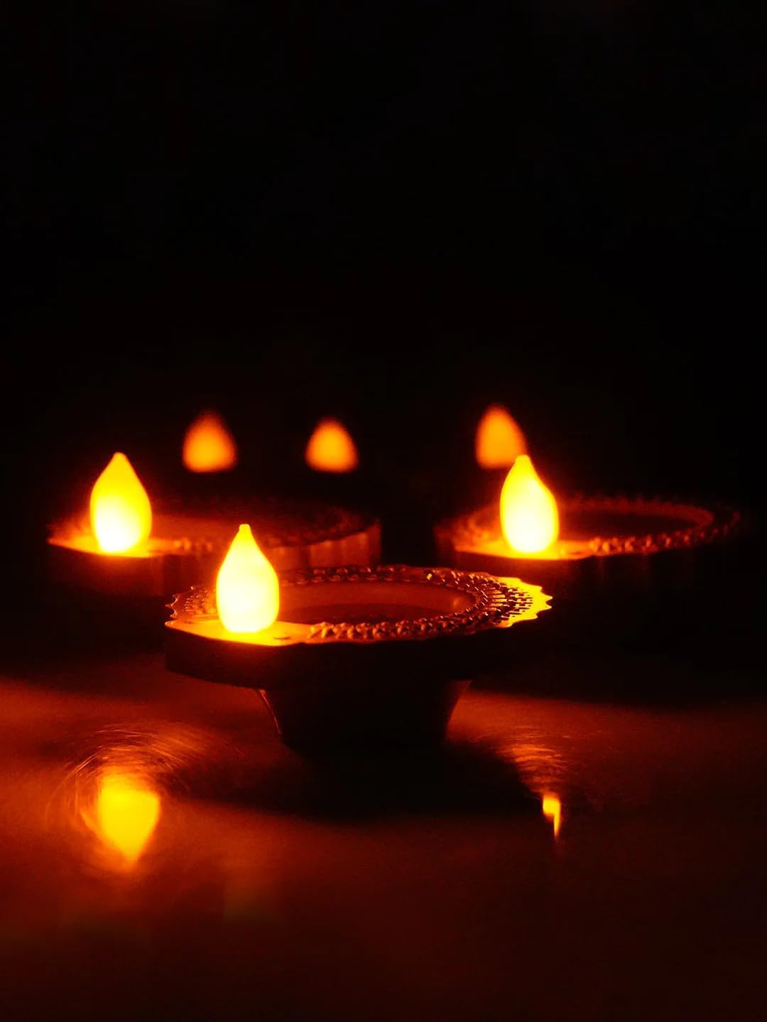 LED Light Water Sensor Diyas Plastic with, Ambient Lights
