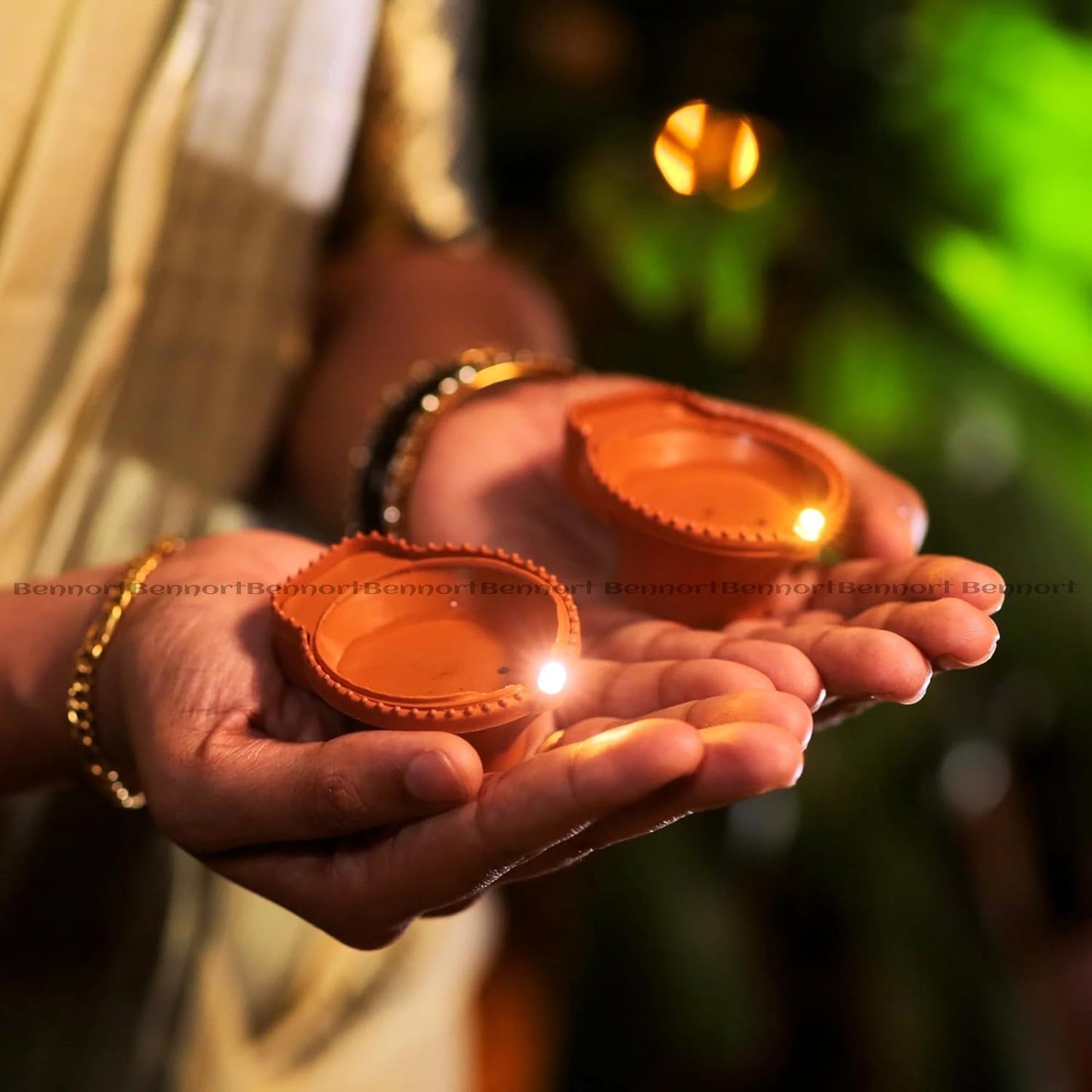 LED Light Water Sensor Diyas Plastic with, Ambient Lights