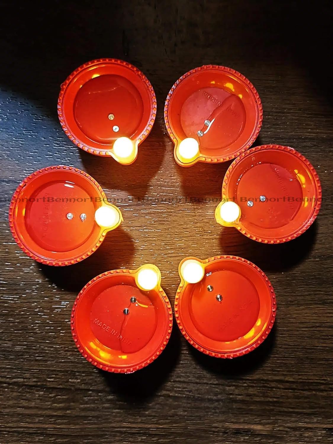 LED Light Water Sensor Diyas Plastic with, Ambient Lights