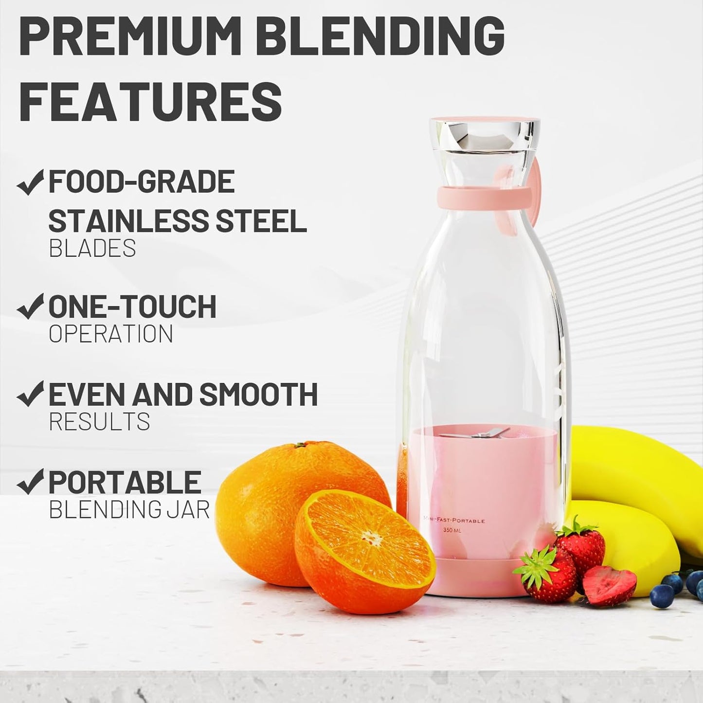 Electric Portable Mini Juicer Bottle Blender